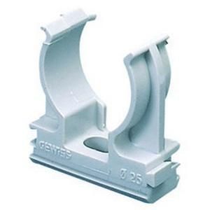 Gewiss GW50603 for pipes D: 25 grey RAL7035 snap clamp