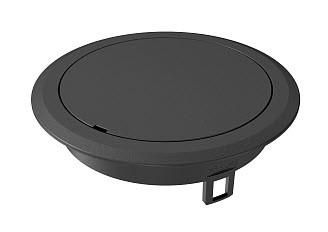 OBO Bettermann GES R2B 9011 plastic blind cover, 7405088