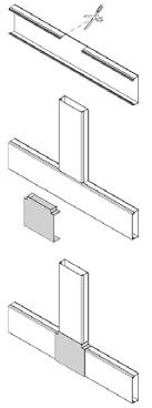 EFAPEL DERIVATION FOR 12X7 TRUNKING WHITE