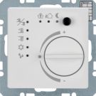 BERKER 75441129 KNX temperature controller Q.1/Q.3 | with button interface | polar white velvet