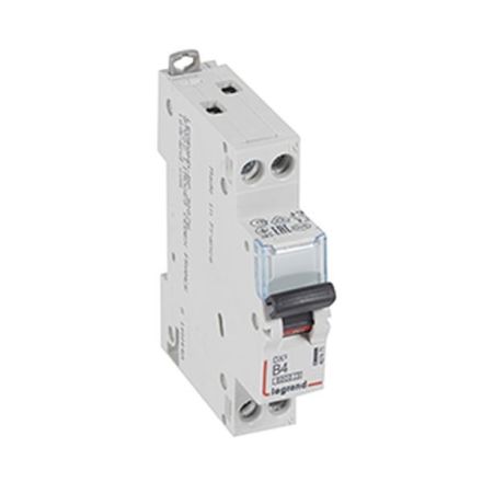 Legrand 407471 Circuit breaker DX3 B4A 1P+N 6KA 1M