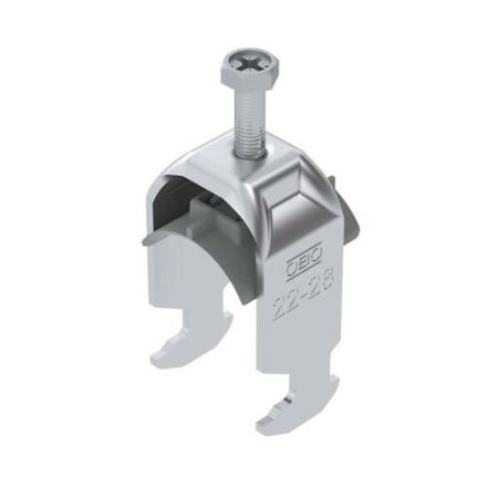 OBO Bettermann 1186422 2056 BS-H1-K-28 ALU 22-28mm aluminum clamp