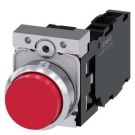 Siemens 3SU1150-0BB20-1FA0 push button 22mm round red 1S1OE