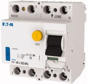 Eaton 300976 PXF-40/4/003-Bfq alls.40A 4-pole 30mA residual current device