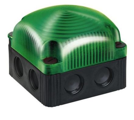 Werma 85321054 BWM 12VDC GN LED double flashing light