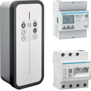 Hager XEV1K22T2SEMC witty with controller flow and grid meter solar kit