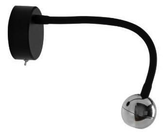 Brumberg 10191823 230V AC 4.2W 3000K bk/ch LED reading light