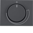 Berker 11357206 Centre piece with control knob for speed controller anthracite, matt Berker K.1
