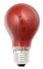 Scharnberger & Hasenbein 40245 B 60x105mm E27 230V 25W red light bulb