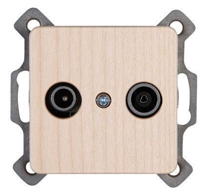Kopp 917039087 MILANO TV/RF maple antenna socket
