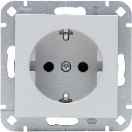 Kopp 949334008 HK07 grey matt SCHUKO socket