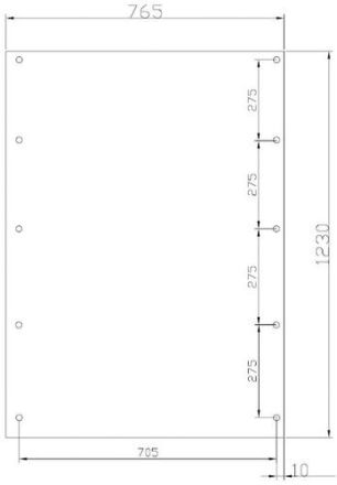 GSAB 1M2-3-1300 2/3 for 1S1000 mounting plate