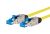 METZ CONNECT patch cable RJ45 AWG26 yellow 5.0m patch cable Cat.8.1, 13084H5077-E