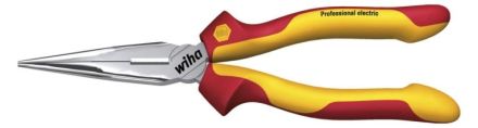 Wiha 26727 Z 05 0 200 06 flat-nosed pliers with cutting edge (telephone pliers)