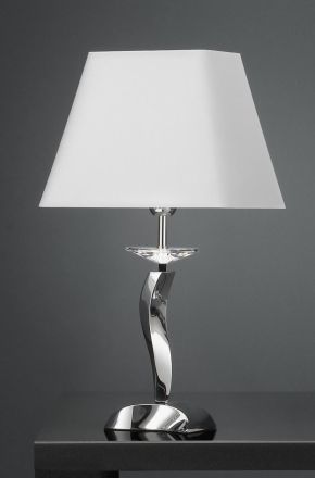 Brumberg 829051 table lamp, chrome E27, 1x60W max.