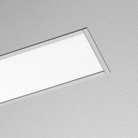 LTS ML-E 070.0730.14 AOB silver anodized recessed ceiling light 19W Monoline LED ( 653941 )
