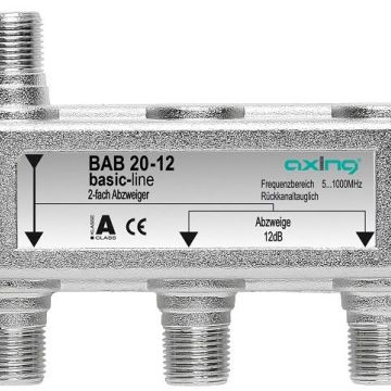 Axing BAB02012 2-way branch, 12 dB, 5...100