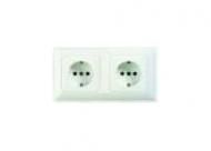 Legrand 776123 SCHUKO Creo socket, (cream white (electric white))
