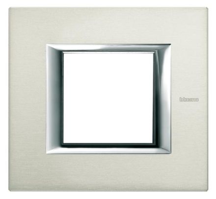 Bticino HA4802XC frame brushed aluminum, (aluminum)