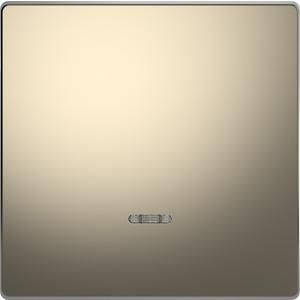 MERTEN MEG3302-6050 with marking light nickel metallic rocker