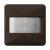 JUNG BTCD17181WUBR motion detector JUNG HOME CD series | 1.10 m, IP 44 | brown