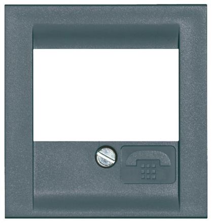 Bticino L4236 junction box central plate TAE, (anthracite)