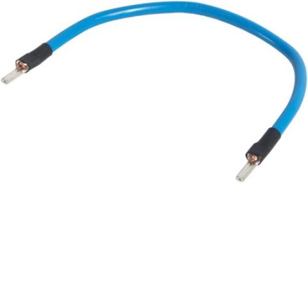 Hager K67A cable bridge NYAF 10qmm L:250mm pin/pin blue