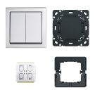 BUSCH-JAEGER 6716 UJ-83 wireless wall transmitter set FoH Future | aluminum silver