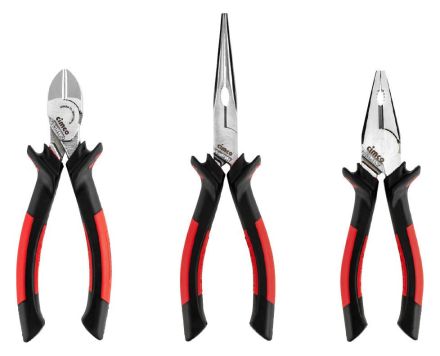 Cimco 1040211000 V 3-piece pliers set