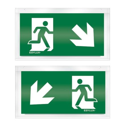 EsyLux EN10032578 Pictogram disc two-sided arrow r./ u. 24m EKW for SLX