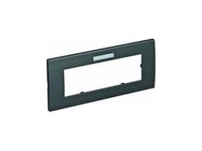 OBO Bettermann AR45-BF3 SWGR Module 45 3-way black-grey cover frame, 6119384