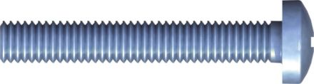 Reisser 007985S021-060050S-1 DIN 7985 threaded screws Pan Head, PZ drive, M 6 x 50, steel, galvanized, blue pass., pack of 50
