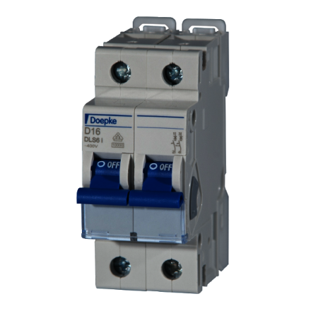 Doepke 09916448 DLS6I D50A 2-pole 10KA circuit breaker