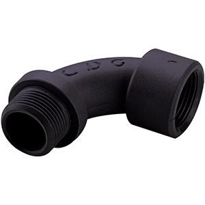 Legrand 386375 Nylon bend 90° PG16, (black)