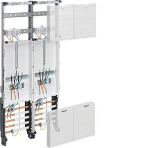 Hager ZK32P3K complete panel 3-point 1050mm 2-field universZ