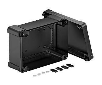 OBO Bettermann X25C SW 286x202x125 graphite black empty housing, 2005614