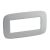 Legrand 754396 frame Valena Allure 5MOD +TRAG. AL, (aluminium)