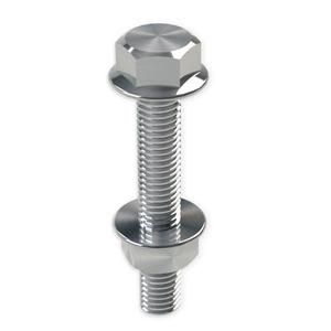 Unex 66859-C6 DIN6921 with nuts M8x50 galvanized class 6 screw