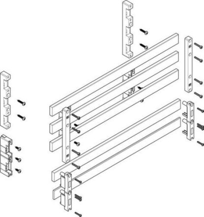 ABN deep 60mm with CU 30x10mm 5-pole 70mm busbar module (MTSC23765)