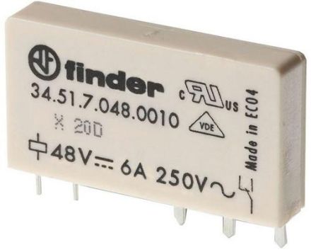 Finder 34.51.7.005.0000 Plug-in/print relay