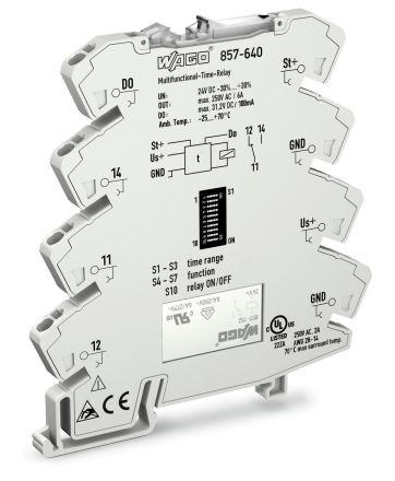 Wago 857-640 24VDC 1T 1U multifunction time relay