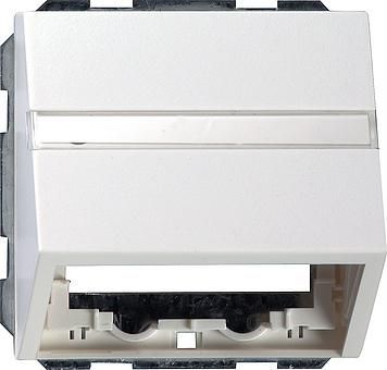 Gira 087003 Data cover BSF with support ring System 55 pure white