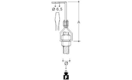Niedax UM44-AM8T EKLIPS rod fastening