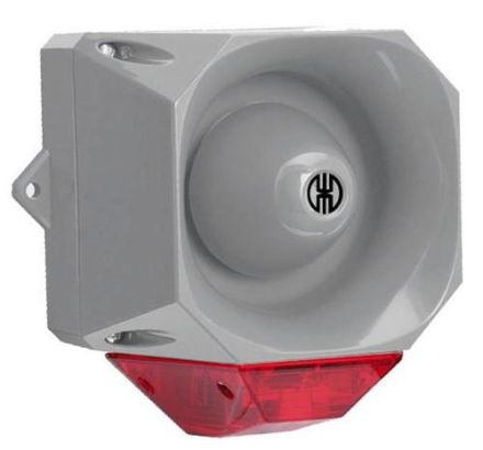 Werma 44111068 Blitz WM 32 tones 230VAC GY/RD siren