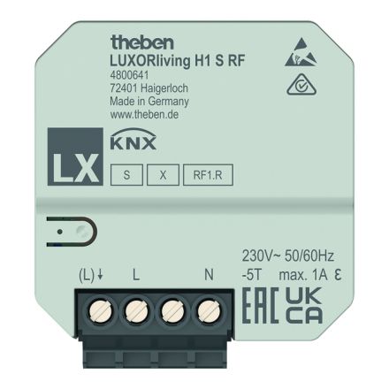 THEBEN LUXORliving H1 S RF wireless heating actuator UP | 1-way
