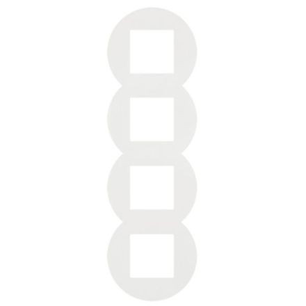 EFAPEL SV FOUR-GANG FRAME WHITE