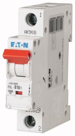 Eaton PXL-C10/1 circuit breaker, 10A, 1p, C-Char , 236055