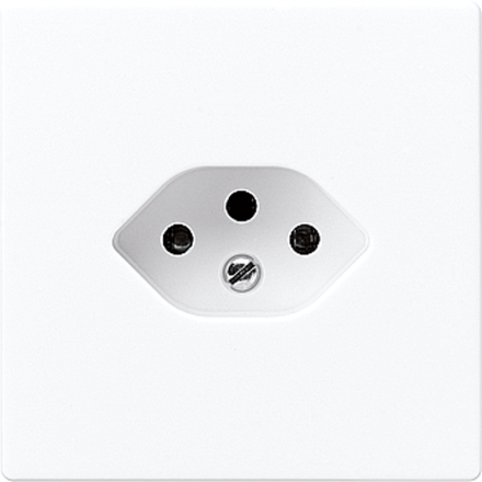 Jung LS1520-13SEVWW single socket, Swiss standard, type 13, LS series, alpine white