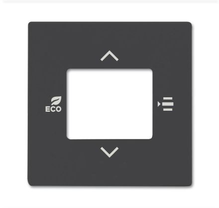 Busch-Jaeger 6109/03-81 Central plate for room temperature controller or room temperature controller with CO2/humidity anthracite