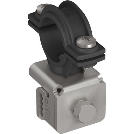 Pröpster 614 100 V2A-PA 6 D:28mm standing seam clamp KB:8mm roof cable support